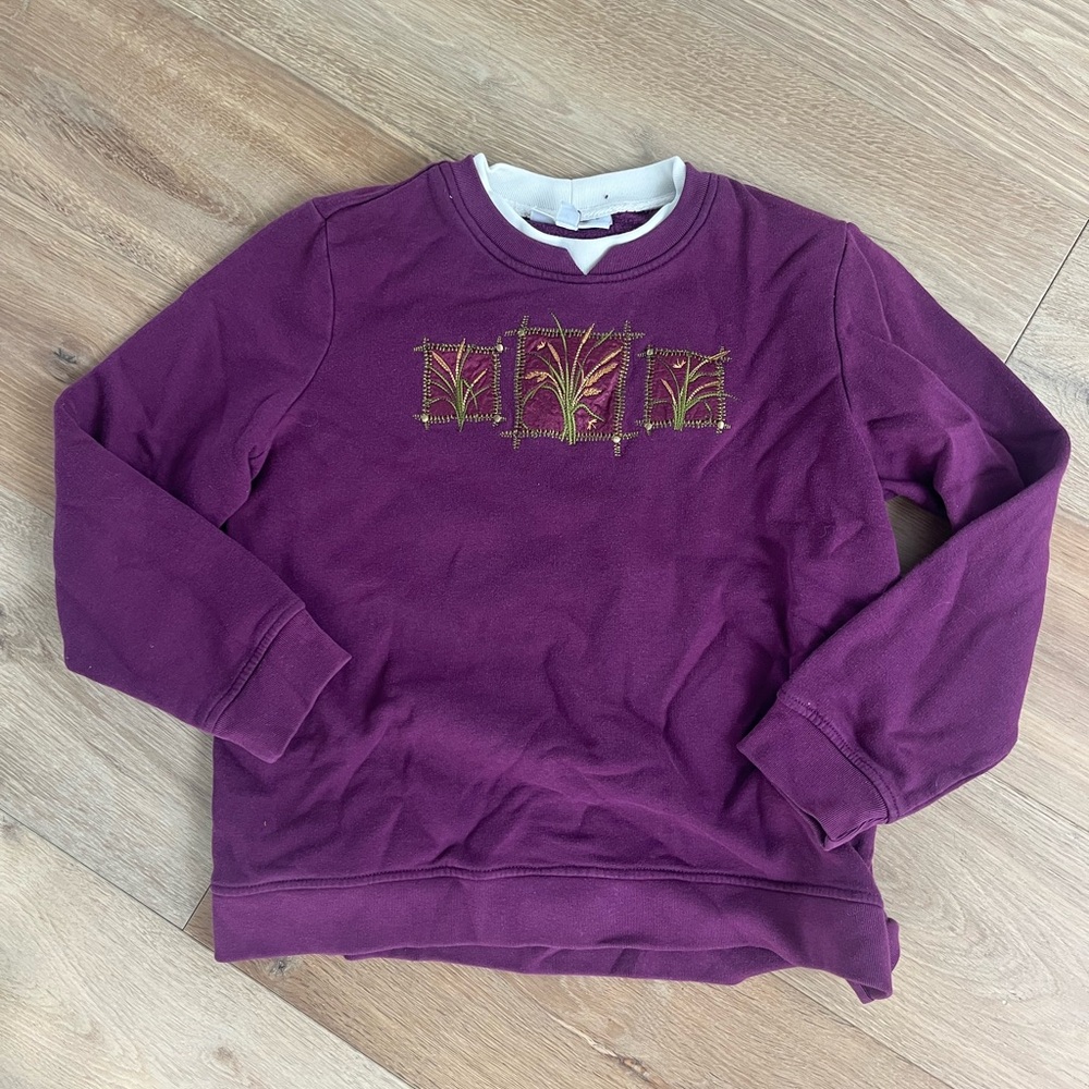 Vintage Twofer Layering Sweater Pullover